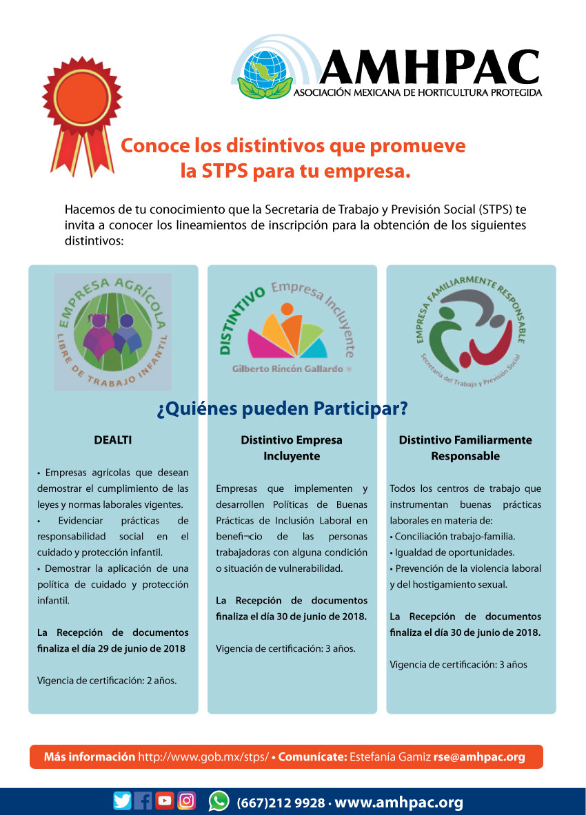 DIstintivos stps 2018